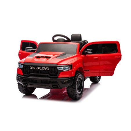 COCHE INFANTIL A BATERIA CON CONTROL REMOTO RAM 1500 SUPER TRUCK ROJO - 33008-7