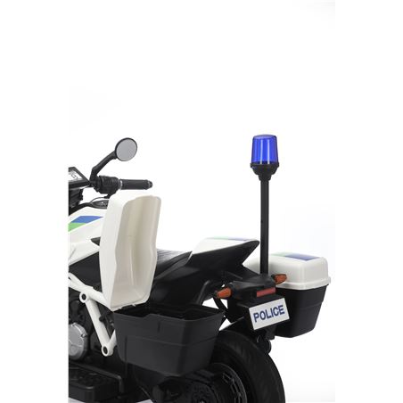 MOTO DE POLICIA INFANTIL A BATERIA CON RUEDINES - 33013-9