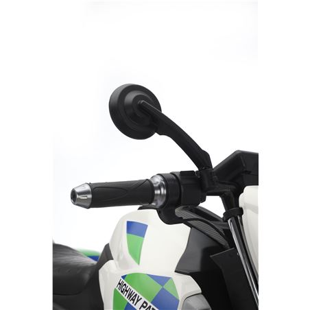 MOTO DE POLICIA INFANTIL A BATERIA CON RUEDINES - 33013-10