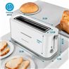 TOSTADORA DE RANURA EXTRA ANCHA 970W 7 NIVELES 40EASYTOAST GRUNKEL - 40EASYTOAST-1