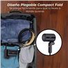 SECADOR DE PELO PLEGABLE 400W NEGRO IDEAL VIAJE GKL - BLACKPEARL-1