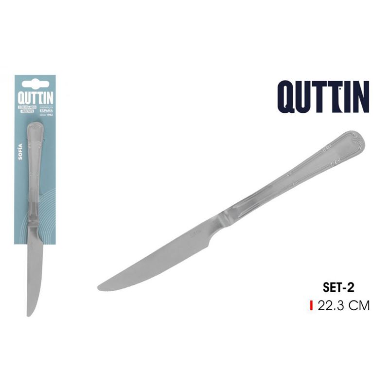 PACK 3 CUCHILLOS MESA 22CM SOFIA QUTTIN - QT1507F4007