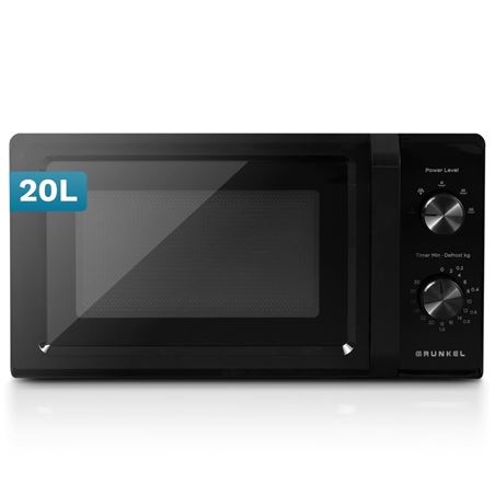 MICROONDAS 20 LITROS MW-20MN ANALOGICO NEGRO GRUNKEL - MW-20MN