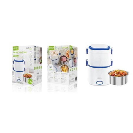 FIAMBRERA ELECTRICA DOBLE NIVEL EN ACERO INOX 1.2 LITROS 200W - GL71214