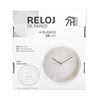 RELOJ DE PARED BLANCO 25CM SEVEN HOUSE - 81065