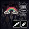 LAMPARA DECORATIVA NEON LED RAINBOW ON CLOUDS FOREVER - RTV200036-1