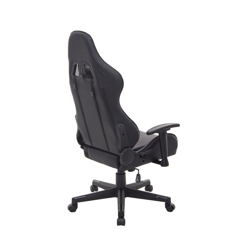 SILLA GAMING SERIE DEMON LORD NEGRA CROMAD - CR1235-4
