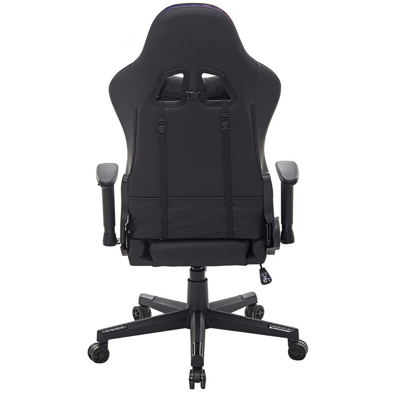 SILLA GAMING RGB SERIE FENRIR NEGRA CROMAD - CR1230-6