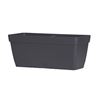 MACETA RECTANGULAR 40CM ANTRACITA CON DEPOSITO DE AGUA ARTPLAST - POT040CRAN