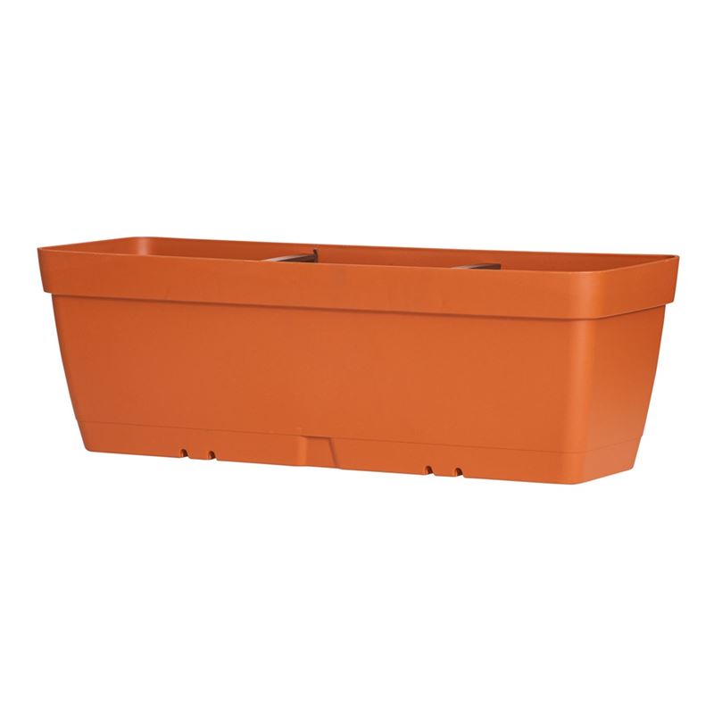 MACETA RECTANGULAR 60CM TERRACOTA CON DEPOSITO DE AGUA ARTPLAST - POT060CRCO