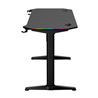 MESA GAMING PRO1600 XL MOTORIZADA FIBRA CARBONO | LUZ RGB SOUND MUVIP - MV0443-2