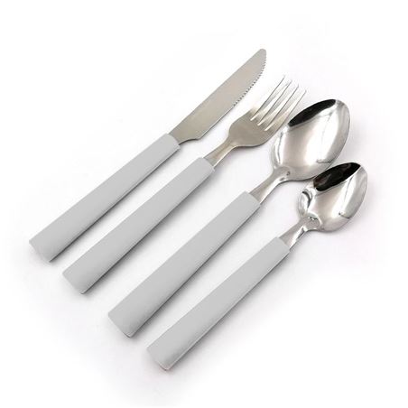 SET 16 CUBIERTOS MANGO PLASTICO QUTTIN - BQ05041373543
