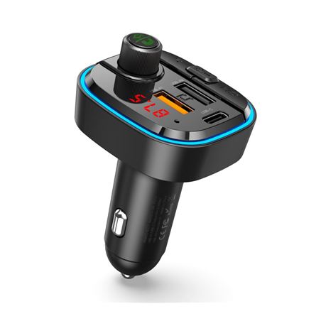 TRANSMISOR FM BCC11 BLUETOOTH + USB + TIPO C XO - XOBCC11