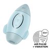 SUCCIONADOR Y VIBRADOR MISSION CONTROL AZUL SATISFYER - 4061504060071