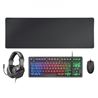 KIT GAMING 4 EN 1 | TECLADO | RATON | ALFOMBRILLA | AURICULARES MCP-RGB3 - MCPRGB3FR