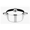 CACEROLA ACERO INOXIDABLE 16CM 1.5 LITROS OPTIMA CON TAPA ACERO MONIX - M451016