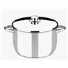 OLLA DE ACERO INOXIDABLE 22CM 5 LITROS OPTIMA CON TAPA ACERO MONIX - M453022