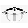 CACEROLA ACERO INOXIDABLE 26CM 5 LITROS OPTIMA CON TAPA ACERO MONIX - M451026