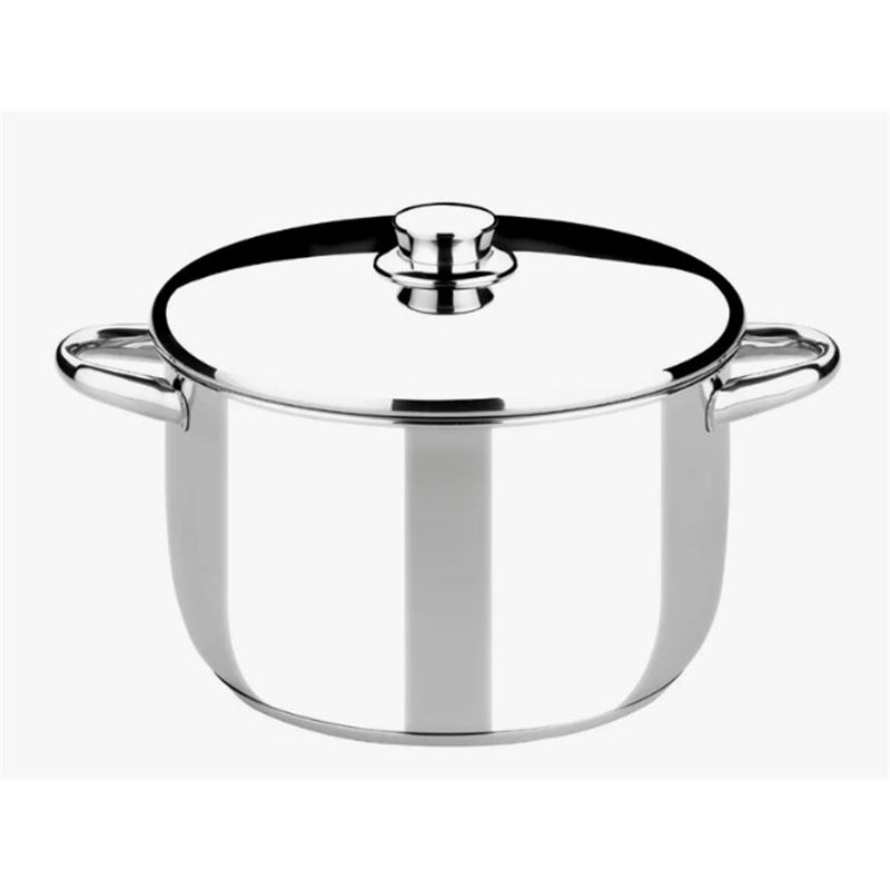 OLLA DE ACERO INOXIDABLE 18CM 3 LITROS OPTIMA CON TAPA ACERO MONIX - M453018