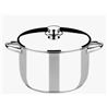 OLLA DE ACERO INOXIDABLE 30CM 12 LITROS OPTIMA CON TAPA ACERO MONIX - M453030