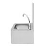 FREGADERO MURAL ACERO INOX PROFESIONAL CON GRIFO Y DISPENSADOR CHEF PRO - CF0144-4