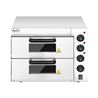 HORNO DE PIZZA ELÉCTRICO PROFESIONAL 2 CÁMARAS 3000W CHEF PRO - CF0119-2