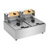 FREIDORA ELÉCTRICA PROFESIONAL DOBLE 9+9 LITROS 2X2500W CHEF PRO - CF0101-3