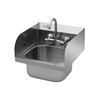 FREGADERO MURAL ACERO INOX PROFESIONAL CON GRIFO Y BACKSPLASH CHEF PRO - CF0143