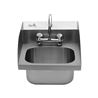FREGADERO MURAL ACERO INOX PROFESIONAL CON GRIFO Y BACKSPLASH CHEF PRO - CF0143-2