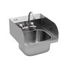 FREGADERO MURAL ACERO INOX PROFESIONAL CON GRIFO Y BACKSPLASH CHEF PRO - CF0143-3