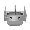 FREGADERO MURAL ACERO INOX PROFESIONAL CON GRIFO Y BACKSPLASH CHEF PRO - CF0143-5