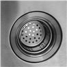 FREGADERO MURAL ACERO INOX PROFESIONAL CON GRIFO Y BACKSPLASH CHEF PRO - CF0143-7