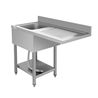 FREGADERO INDUSTRIAL 140X70X85CM CUBETA IZQUIERDA Y ESTANTE CHEF PRO - CF0139-3