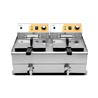 FREIDORA ELÉCTRICA PROFESIONAL 16+16 LITROS 2X3000W CHEF PRO - CF0106-2