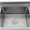 LAVAMANOS ACERO INOX INDUSTRIAL CON GRIFO DE PIE Y DISPENSADOR CHEF PRO - CF0145-9