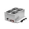 BAÑO MARIA INDUSTRIAL 4 CUBETAS 1200W CHEF PRO - CF0113-1