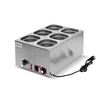 BAÑO MARIA INDUSTRIAL 6 CUBETAS 1200W CHEF PRO - CF0114-1