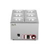 BAÑO MARIA INDUSTRIAL 6 CUBETAS 1200W CHEF PRO - CF0114-2