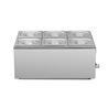 BAÑO MARIA INDUSTRIAL 6 CUBETAS 1200W CHEF PRO - CF0114-4