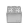 BAÑO MARIA INDUSTRIAL 6 CUBETAS 1200W CHEF PRO - CF0114-5