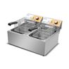 FREIDORA ELÉCTRICA PROFESIONAL 11+11 LITROS 2X3000W CHEF PRO - CF0103-1