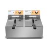 FREIDORA ELÉCTRICA PROFESIONAL 11+11 LITROS 2X3000W CHEF PRO - CF0103-2