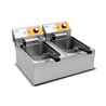 FREIDORA ELÉCTRICA PROFESIONAL 11+11 LITROS 2X3000W CHEF PRO - CF0103-3
