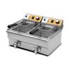 FREIDORA ELÉCTRICA PROFESIONAL 10+10 LITROS 2X3000W CHEF PRO - CF0105-1
