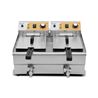 FREIDORA ELÉCTRICA PROFESIONAL 10+10 LITROS 2X3000W CHEF PRO - CF0105-2