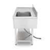 FREGADERO INDUSTRIAL 140X70X85CM CUBETA DERECHA Y ESTANTE CHEF PRO - CF0142-4