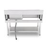 FREGADERO INDUSTRIAL 140X70X85CM CUBETA DERECHA Y ESTANTE CHEF PRO - CF0142-5