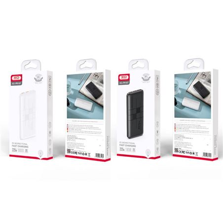 POWERBANK PR187 10000MAH | TIPO C 20W + USB | QC 22.5W BLANCA XO - XOPR187WH-1