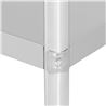 MESA DE TRABAJO ACERO INOXIDABLE 150X70X85CM CHEF PRO - CF0135-7