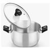 CACEROLA ACERO INOX CON TAPA VIDRIO 26CM ELITE MONIX - M240326